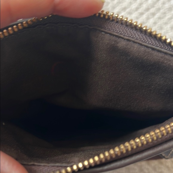 Coach Gold and Brown Patchwork Crossbody Bag - Picture 13 of 13